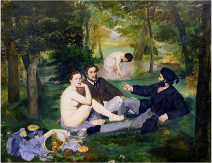 Dejeuner Sur L Herbe, 1863 - Edouard Manet Painting